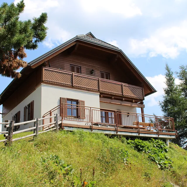 Ferienhaus Almblick im Sommer